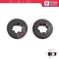 Nissan Qashqai MK2 Murano MK3 Teana MK1 MK2 İçin Yan Dikiz Ayna Katlama Motor Tamir Dişli Seti