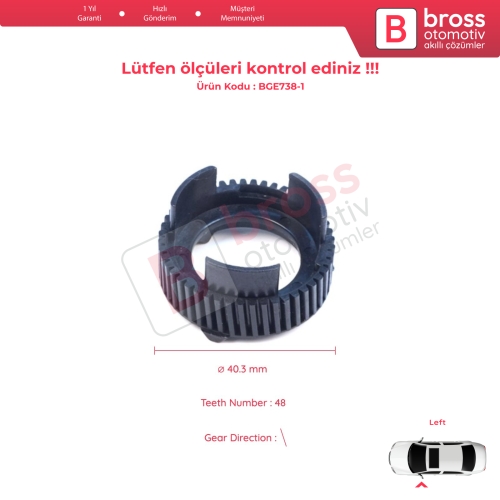 Dodge Ram 1500 2017-2022 için Sol Yan Dış Dikiz Aynası Elektrikli Katlama Motoru Aktüatör Tamir Dişlisi