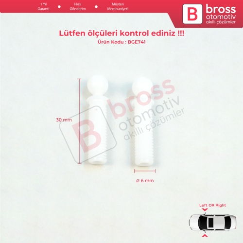 Kia Optima MK3 Forte MK1 Ceed Cerato MK2 Hyundai Azera Grandeur MK5 Grand i10 MK2 876221M000 için 2 Adet Dış Yan Dikiz Ayna Ayar Motor Tamir Dişlisi