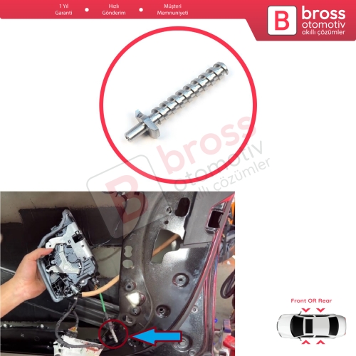 BMW 5 G30 F90 G31 7 G11 G12 Mercedes W205 W213 W222 W166 51217477699  İçin Kapı Vakum Soft Close Motor Tamir Dişlisi