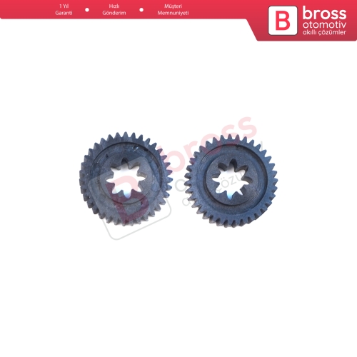 BMW 7 Serisi E38 1994-2001 5 Serisi E39 1997-2004 için 2 Adet Elektrikli Koltuk Arkalığı Yatırma Ayar Aktüatör Motoru Tamir Dişlisi