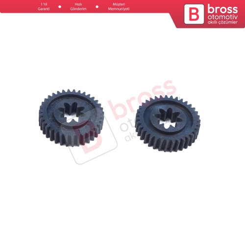 BMW 7 Serisi E38 1994-2001 5 Serisi E39 1997-2004 için 2 Adet Elektrikli Koltuk Arkalığı Yatırma Ayar Aktüatör Motoru Tamir Dişlisi