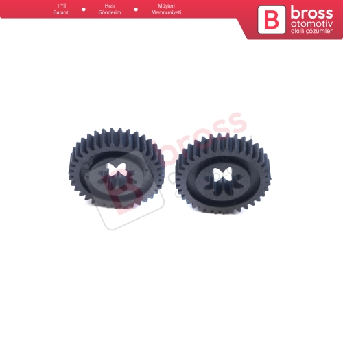 BMW 7 Serisi E38 1994-2001 5 Serisi E39 1997-2004 için 2 Adet Elektrikli Koltuk Arkalığı Yatırma Ayar Aktüatör Motoru Tamir Dişlisi