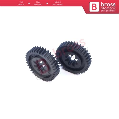 BMW 7 Serisi E38 1994-2001 5 Serisi E39 1997-2004 için 2 Adet Elektrikli Koltuk Arkalığı Yatırma Ayar Aktüatör Motoru Tamir Dişlisi