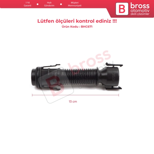 Mini R55 R56 R57 R58 R59 R60 R61 BMW N47N Motor 13718513538 için Filtreli Hava Giriş Havalandırma Borusu Hortumu