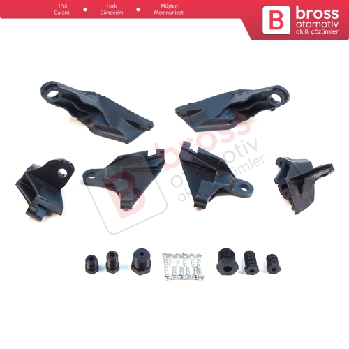 Mercedes E Class W211 S211 2002-2009 A2118201314 A2118201414 için Sağ Sol Far Ayak Tamir Seti