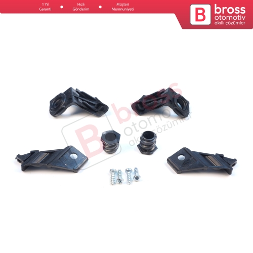 VW Jetta MK5 2005-2010 Golf MK5 2004-2009 1K0998225 1K0998226 İçin Sağ Sol Ön Far Ayak Tamir Seti