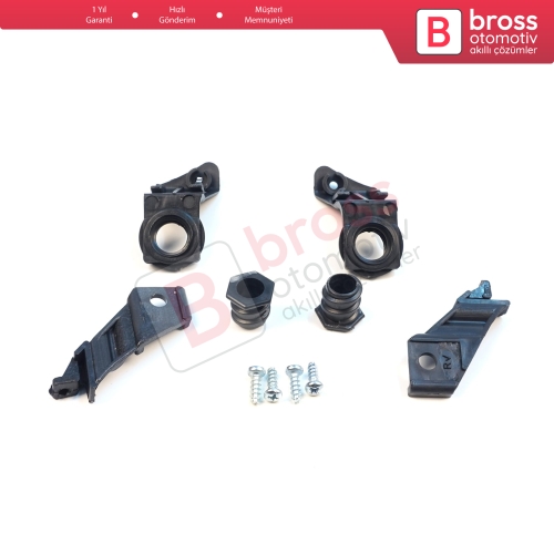 VW Jetta MK5 2005-2010 Golf MK5 2004-2009 1K0998225 1K0998226 İçin Sağ Sol Ön Far Ayak Tamir Seti