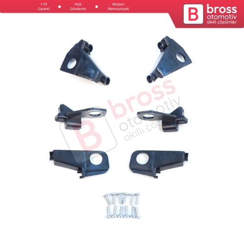 VW Golf MK6 5K AJ5 2008-2013 Convertible 517 2011-2016 5K0998225 5K0998226 İçin Sağ Sol Ön Far Ayak Tamir Seti