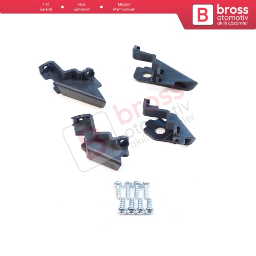 VW Polo MK5 6R 6C 61 2009-2016 6R0998226 6R0998225 İçin Sağ Sol Ön Far Ayak Tamir Seti