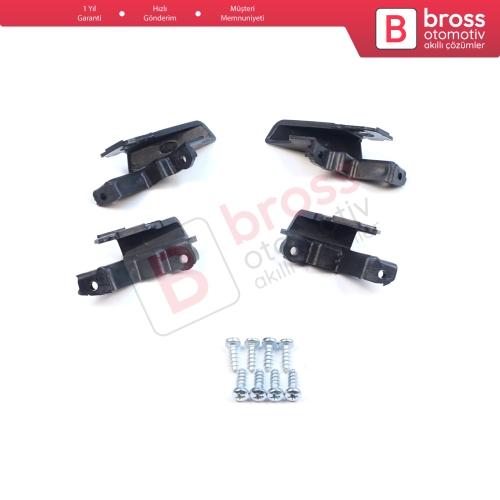 VW Polo MK5 6R 6C 61 2009-2016 6R0998226 6R0998225 İçin Sağ Sol Ön Far Ayak Tamir Seti