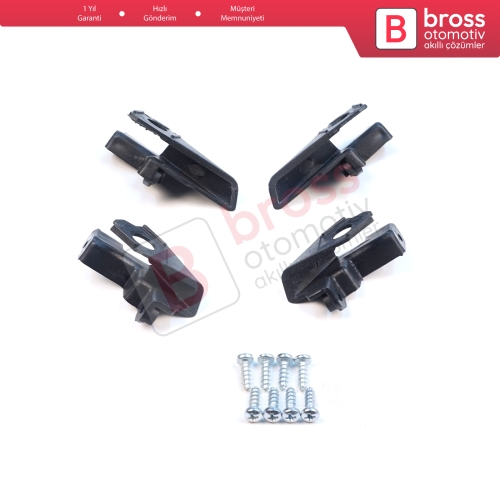 VW Polo MK5 6R 6C 61 2009-2016 6R0998226 6R0998225 İçin Sağ Sol Ön Far Ayak Tamir Seti