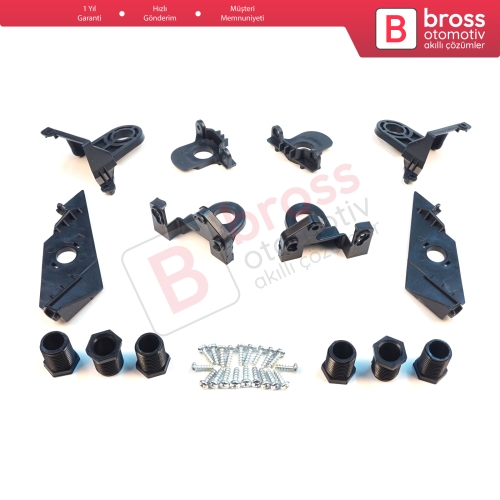 VW Passat 3C B7 362 365 2011-2014 3AA998225 3AA998226 İçin Sağ Sol Ön Far Ayak Tamir Seti