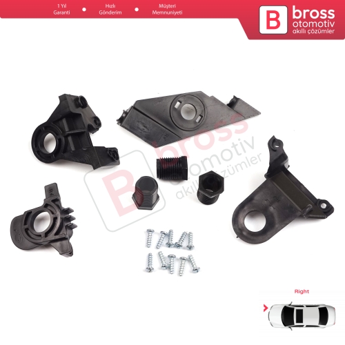 VW Passat 3C B7 362 365 2011-2014 3AA998226 İçin Sağ Ön Far Ayak Tamir Seti 
