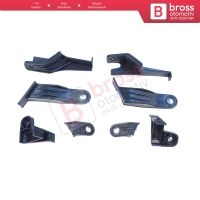 Toyota Corolla MK11 4-Kapı Sedan 2014-2016 8115002E60 8111002E60 İçin Sağ Sol Ön Far Ayak Tamir Seti