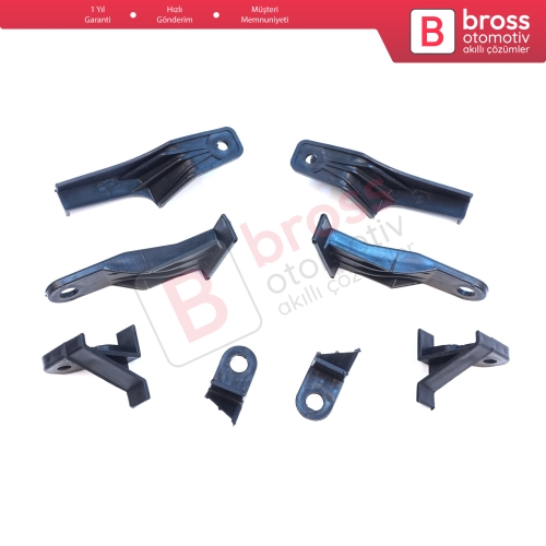 Toyota Corolla MK11 4-Kapı Sedan 2014-2016 8115002E60 8111002E60 İçin Sağ Sol Ön Far Ayak Tamir Seti