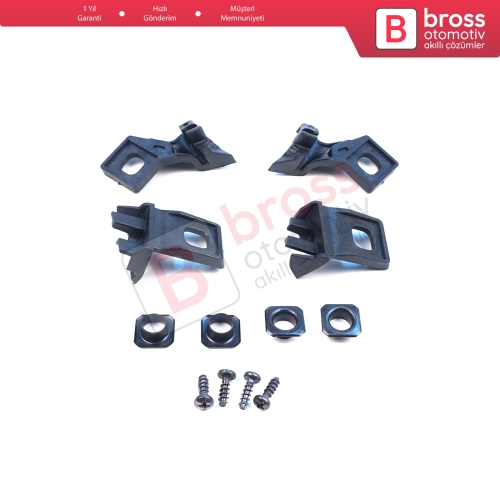 VW Polo MK3 MK4 6N 9N 1994-2008 6Q0998225 6Q0998226 İçin Sağ Sol Ön Far Ayak Tamir Seti