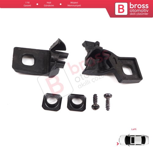 VW Polo MK3 MK4 6N 9N 1994-2008 6Q0998225 İçin Sol Ön Far Ayak Tamir Seti 
