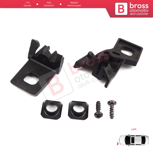 VW Polo MK3 MK4 6N 9N 1994-2008 6Q0998225 İçin Sol Ön Far Ayak Tamir Seti 