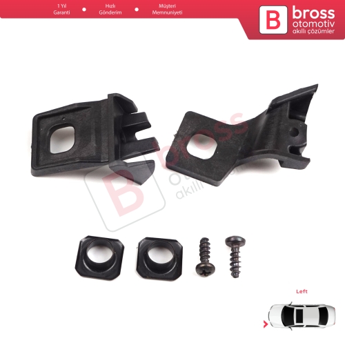 VW Polo MK3 MK4 6N 9N 1994-2008 6Q0998225 İçin Sol Ön Far Ayak Tamir Seti 
