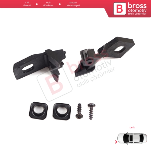 VW Polo MK3 MK4 6N 9N 1994-2008 6Q0998225 İçin Sol Ön Far Ayak Tamir Seti 