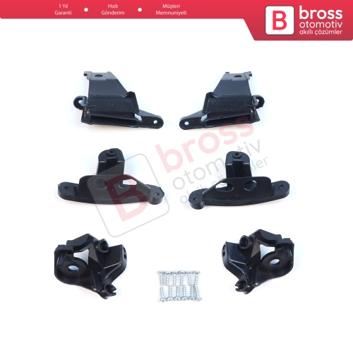 Peugeot 308 MK1 HB SW CC RCZ 408 T7 6212E3 6212E4 İçin Sağ Sol Ön Far Ayak Tamir Seti