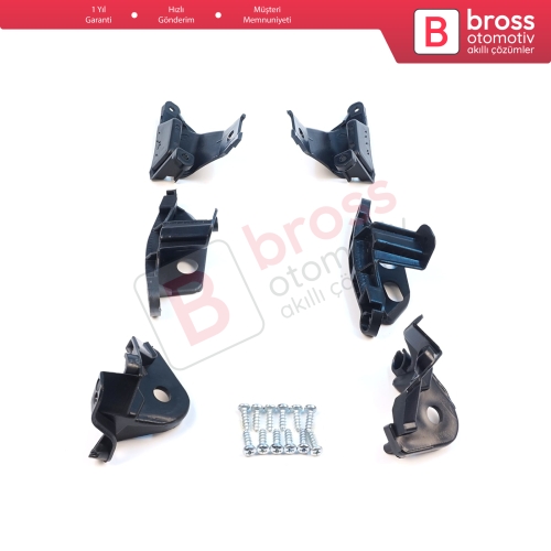 Peugeot 308 MK1 HB SW CC RCZ 408 T7 6212E3 6212E4 İçin Sağ Sol Ön Far Ayak Tamir Seti