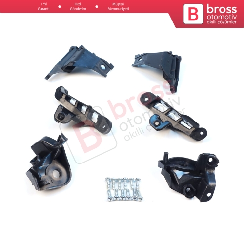 Peugeot 308 MK1 HB SW CC RCZ 408 T7 6212E3 6212E4 İçin Sağ Sol Ön Far Ayak Tamir Seti