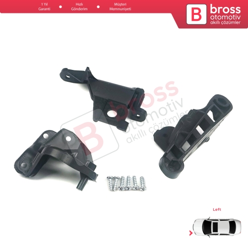 Peugeot 308 MK1 HB SW CC RCZ 408 T7 6212E3 İçin Sol Ön Far Ayak Tamir Seti 