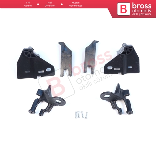 Renault Clio MK4 BH KH Estate HB Van 2012-2020 260603442R 260106624R İçin Sağ Sol Ön Far Ayak Tamir Seti