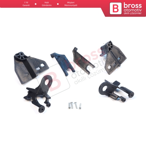 Renault Clio MK4 BH KH Estate HB Van 2012-2020 260603442R 260106624R İçin Sağ Sol Ön Far Ayak Tamir Seti