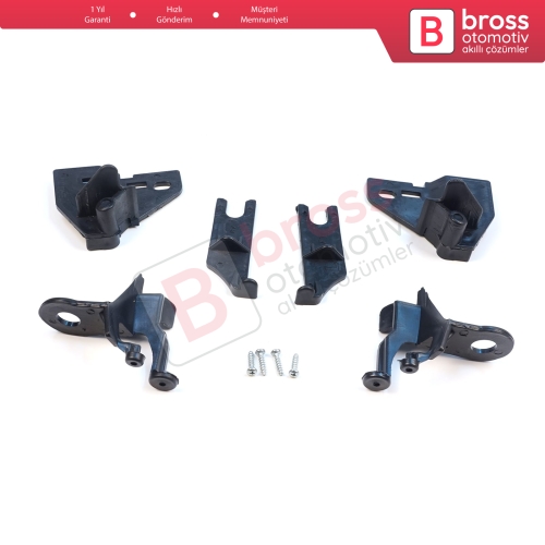 Renault Clio MK4 BH KH Estate HB Van 2012-2020 260603442R 260106624R İçin Sağ Sol Ön Far Ayak Tamir Seti