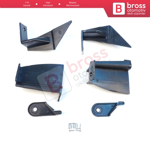 Dacia Lodgy Dokker 2012-On 260607950R 260102414R İçin Sağ Sol Ön Far Ayak Tamir Seti