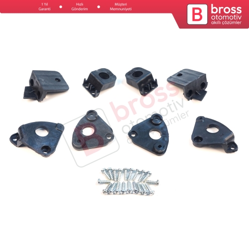 VW Caddy MK3 2K 2C Touran MK1 1T3 2010-2015 2K5998225 2K5998226 İçin Sağ Sol Ön Far Ayak Tamir Seti