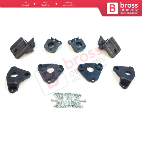 VW Caddy MK3 2K 2C Touran MK1 1T3 2010-2015 2K5998225 2K5998226 İçin Sağ Sol Ön Far Ayak Tamir Seti