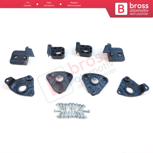 VW Caddy MK3 2K 2C Touran MK1 1T3 2010-2015 2K5998225 2K5998226 İçin Sağ Sol Ön Far Ayak Tamir Seti