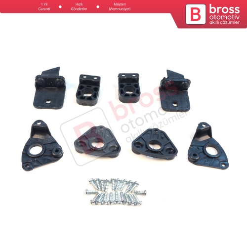 VW Caddy MK3 2K 2C Touran MK1 1T3 2010-2015 2K5998225 2K5998226 İçin Sağ Sol Ön Far Ayak Tamir Seti