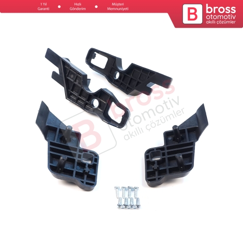 Citroen C-Elysee 2012-2017 9675140080 9675140380 İçin Sağ Sol Ön Far Ayak Tamir Seti