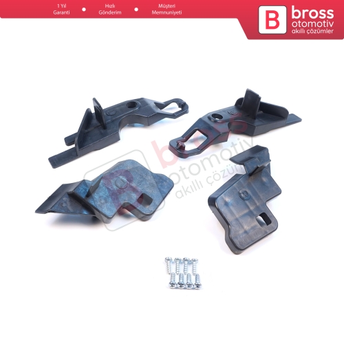 Citroen C-Elysee 2012-2017 9675140080 9675140380 İçin Sağ Sol Ön Far Ayak Tamir Seti