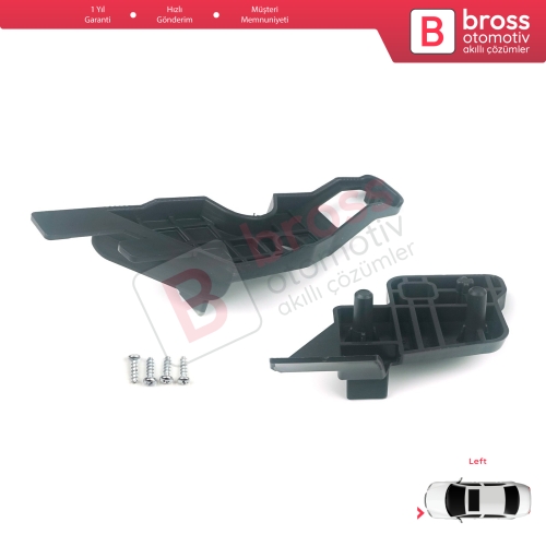 Citroen C-Elysee 2012-2017 9675140080 İçin Sol Ön Far Ayak Tamir Seti 