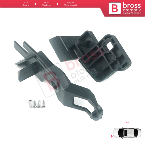 Citroen C-Elysee 2012-2017 9675140080 İçin Sol Ön Far Ayak Tamir Seti 