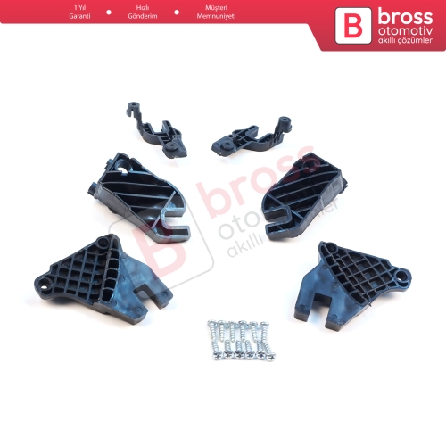 Audi A6 C7 4G Avant Sedan A6L Allroad Quattro S6 4G0998121A 4G0998122A İçin Sağ Sol Ön Far Ayak Tamir Seti