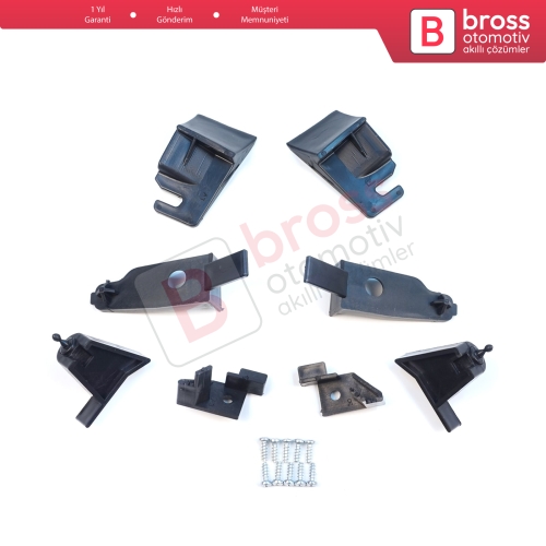 Ford Transit Tourneo Courier MK1 2013-2022 ET7613W030 ET7613W029 İçin Sağ Sol Ön Far Ayak Tamir Seti