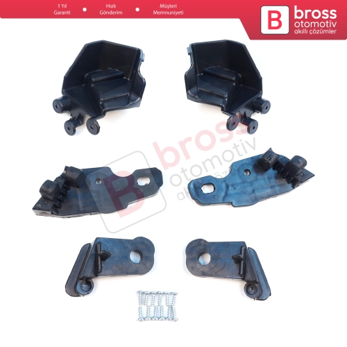 Fiat Doblo MK2 263 Makyajlı Kasa 2015-2022 51974244 51974243 İçin Sağ Sol Ön Far Ayak Tamir Seti