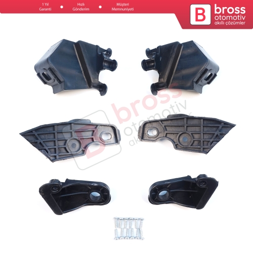 Fiat Doblo MK2 263 Makyajlı Kasa 2015-2022 51974244 51974243 İçin Sağ Sol Ön Far Ayak Tamir Seti