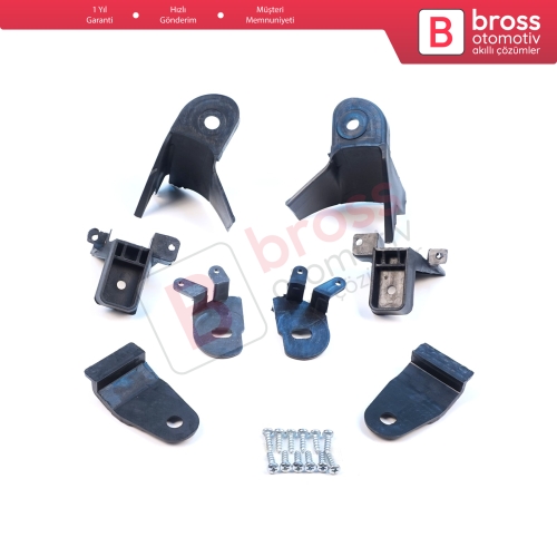 Renault Symbol MK3 Makyajlı Kasa 2017-On 260609154R 260102037R İçin Sağ Sol Ön Far Ayak Tamir Seti