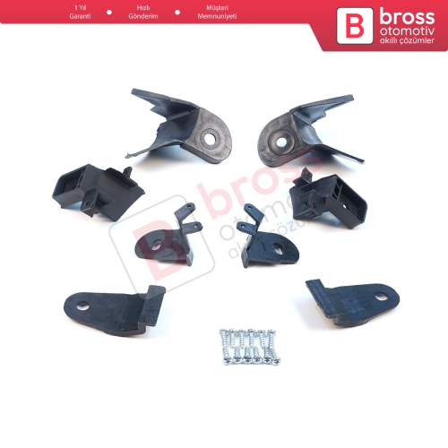 Renault Symbol MK3 Makyajlı Kasa 2017-On 260609154R 260102037R İçin Sağ Sol Ön Far Ayak Tamir Seti