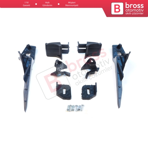 Ford Fiesta B299 B409 B479 2013-2019 D2BZ13008L D2BZ13008J İçin Sağ Sol Ön Far Ayak Tamir Seti