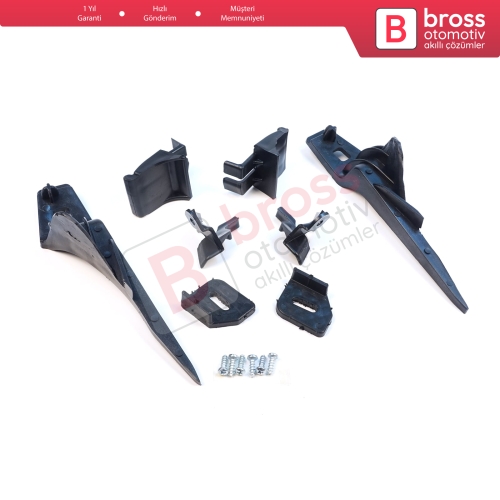 Ford Fiesta B299 B409 B479 2013-2019 D2BZ13008L D2BZ13008J İçin Sağ Sol Ön Far Ayak Tamir Seti