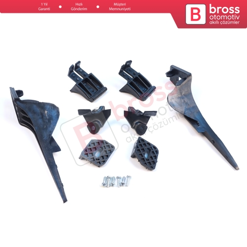 Ford Fiesta B299 B409 B479 2013-2019 D2BZ13008L D2BZ13008J İçin Sağ Sol Ön Far Ayak Tamir Seti